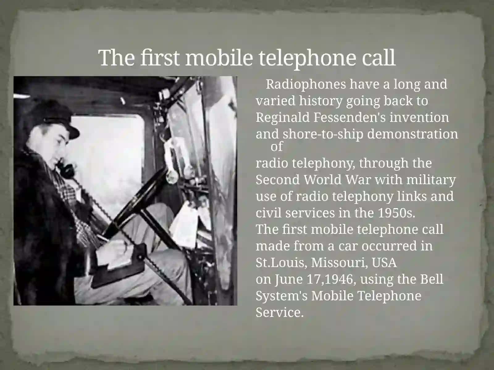 The History of Mobile Communication 3
