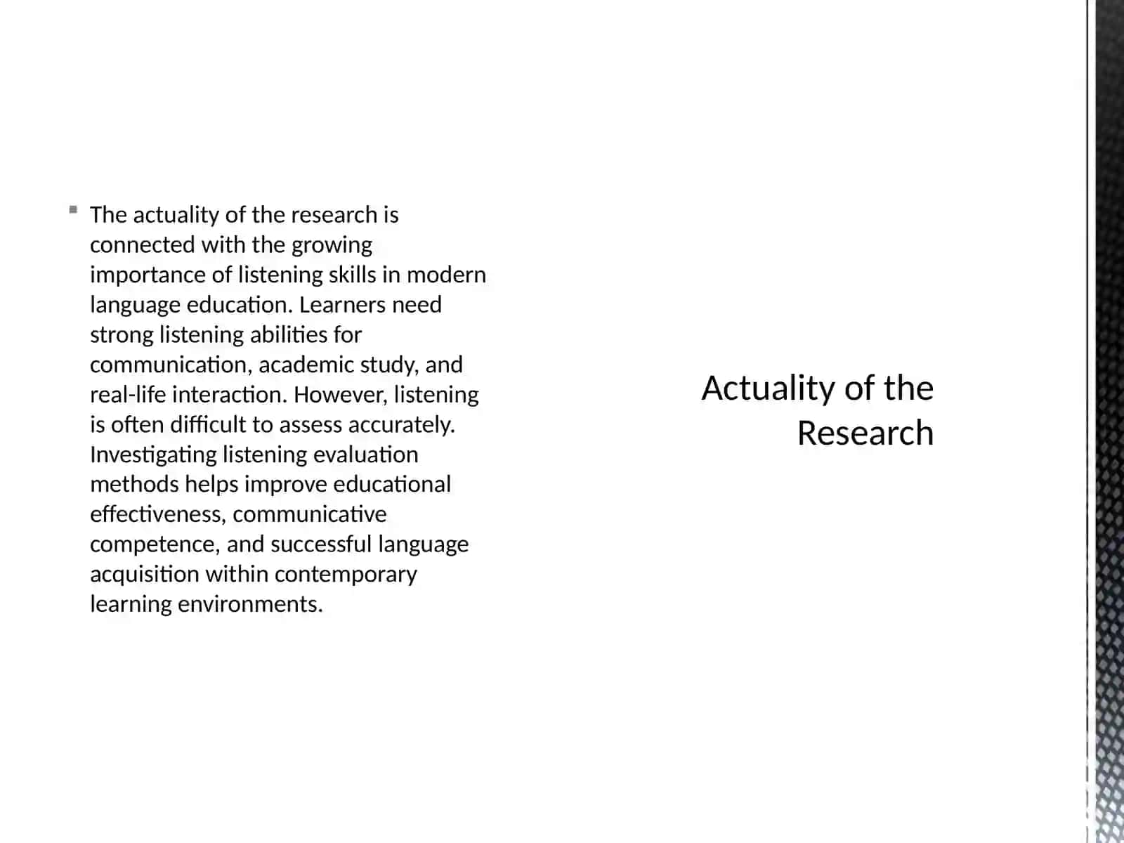 Evaluating Listening Skills in Language Learners 3