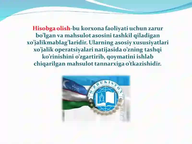Moliyaviy hisob asoslari fanidan tayyorlagan mustaqil ish 3