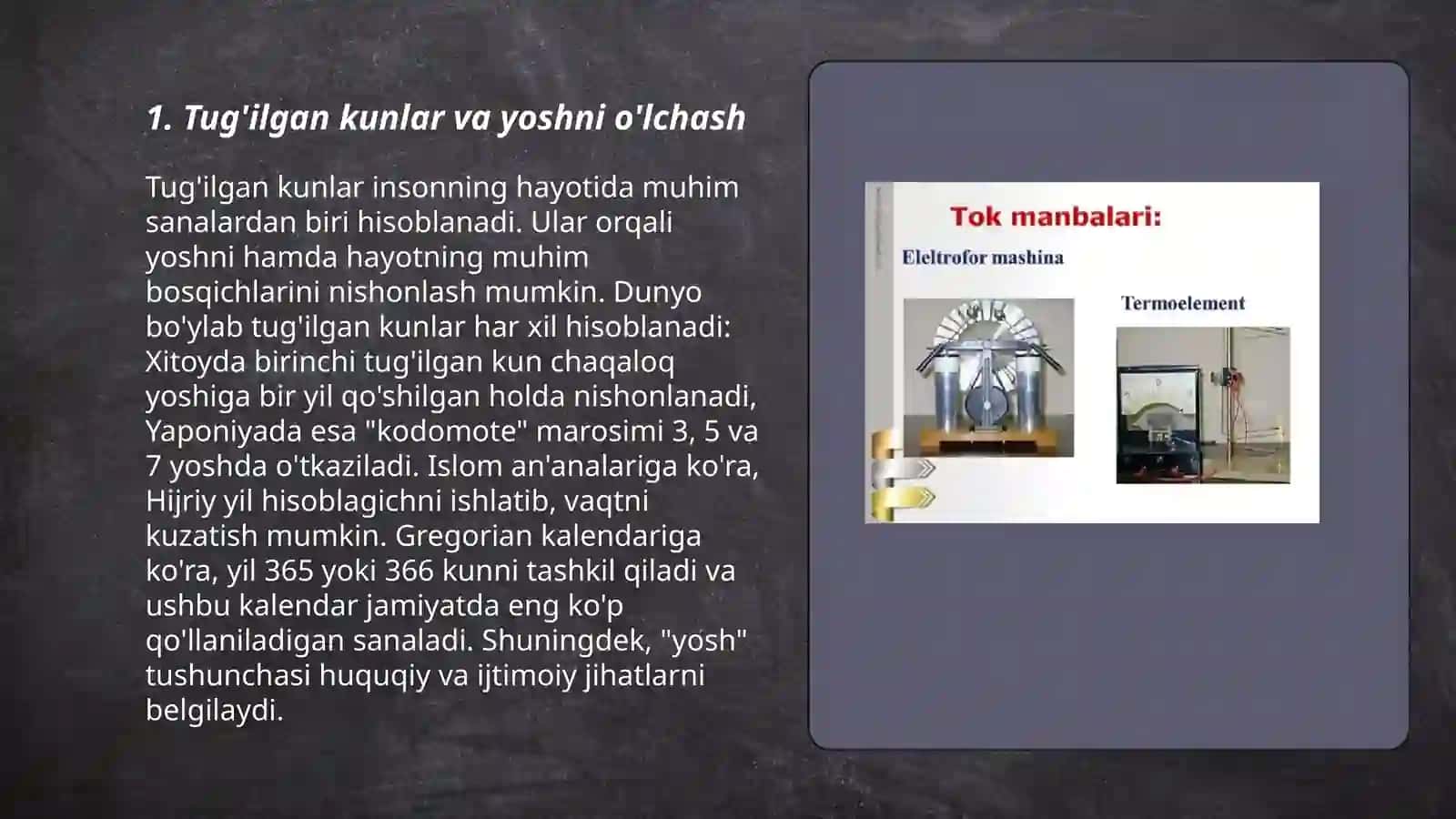 Tug'ilgan kunlar va yoshni o'lchash 3
