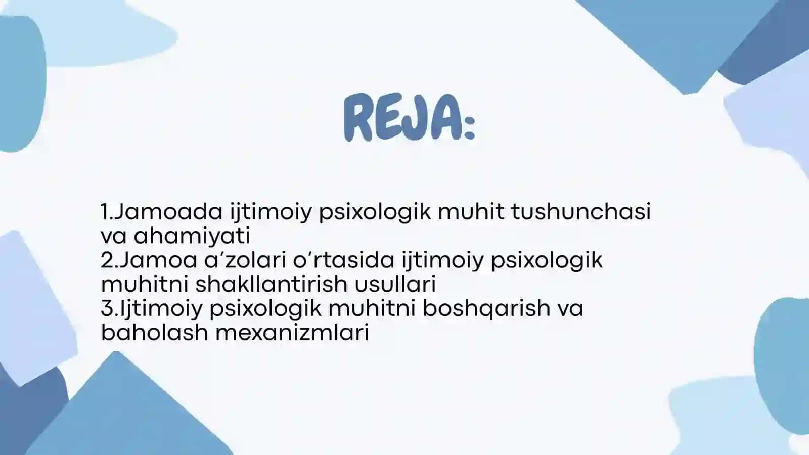 Jamoada Ijtimoiy Psixologik muhitni Tashkil Etish 3