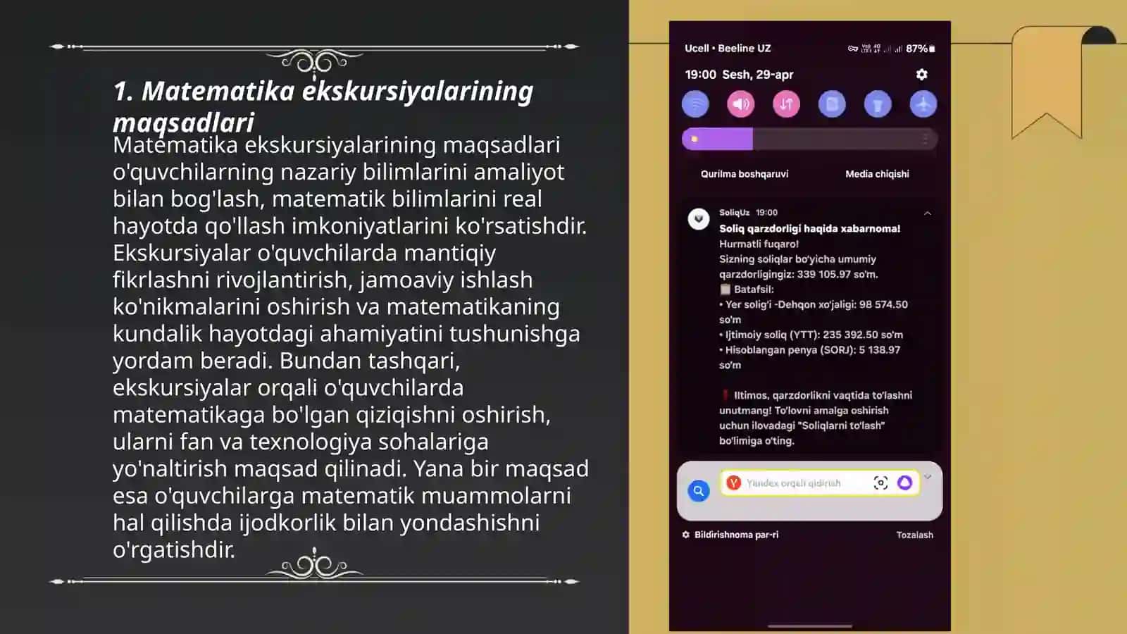 Matematikadan ekskursiyalarni tashkil etish va o‘tkazish metodikasi 3
