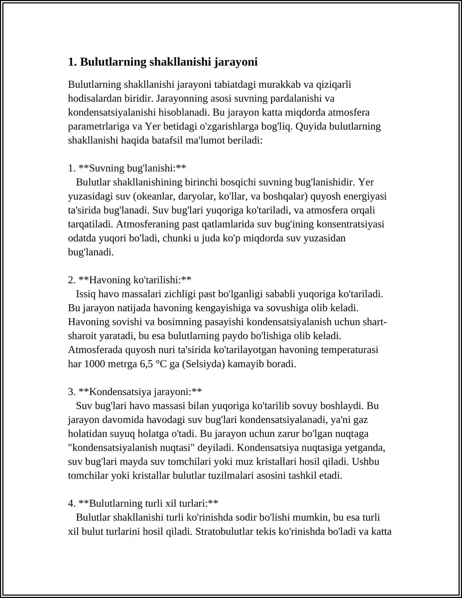 BULUTLARNING HOSIL BOʻLISHINING FIZIK METEOROLIGIK SHAROITLARI 3