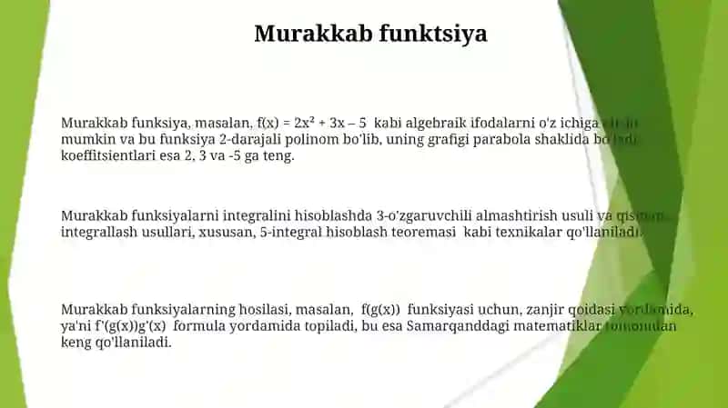 Funksiya tushunchasi.Funksiyaning berilish usullari 3