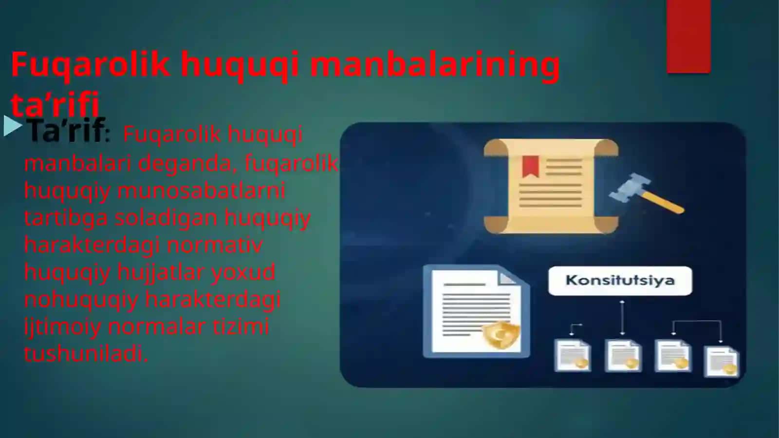 Bo’ronova Maftunaning Fuqarolik Huquqi Fanidan Tayyorlangan Taqdimoti 3