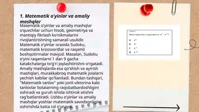 Matematik madaniyatni shakllantirish 3