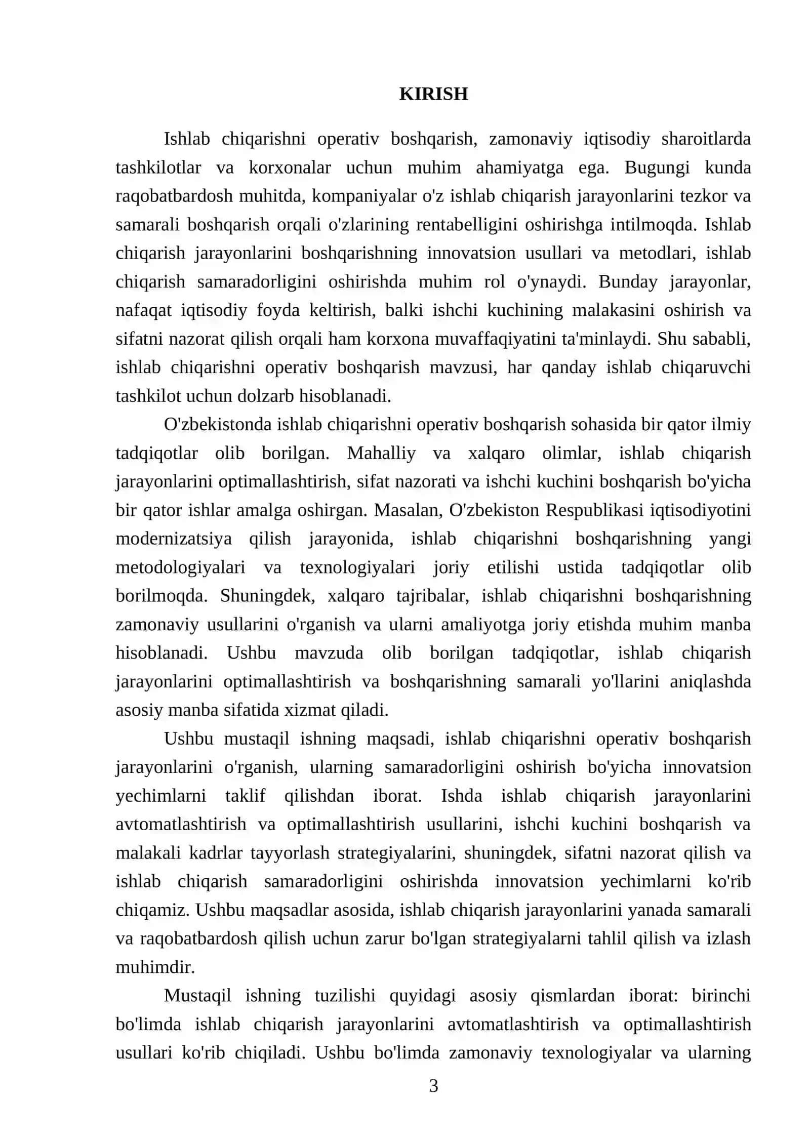 Ishlab chiqarishni operativ boshqarish 3