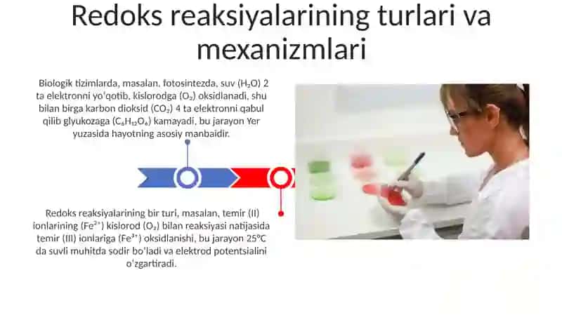 Oksidlanish-qaytarilish reaktsiyalarning analiz da ahamiyati 3