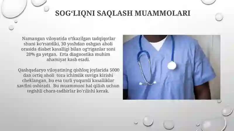 Salomatlik muammolari va tibbiy ijtimoiy hizmatlar 3