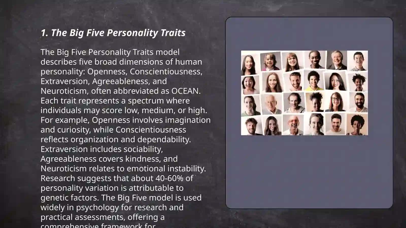 Big Five Personality Traits 3