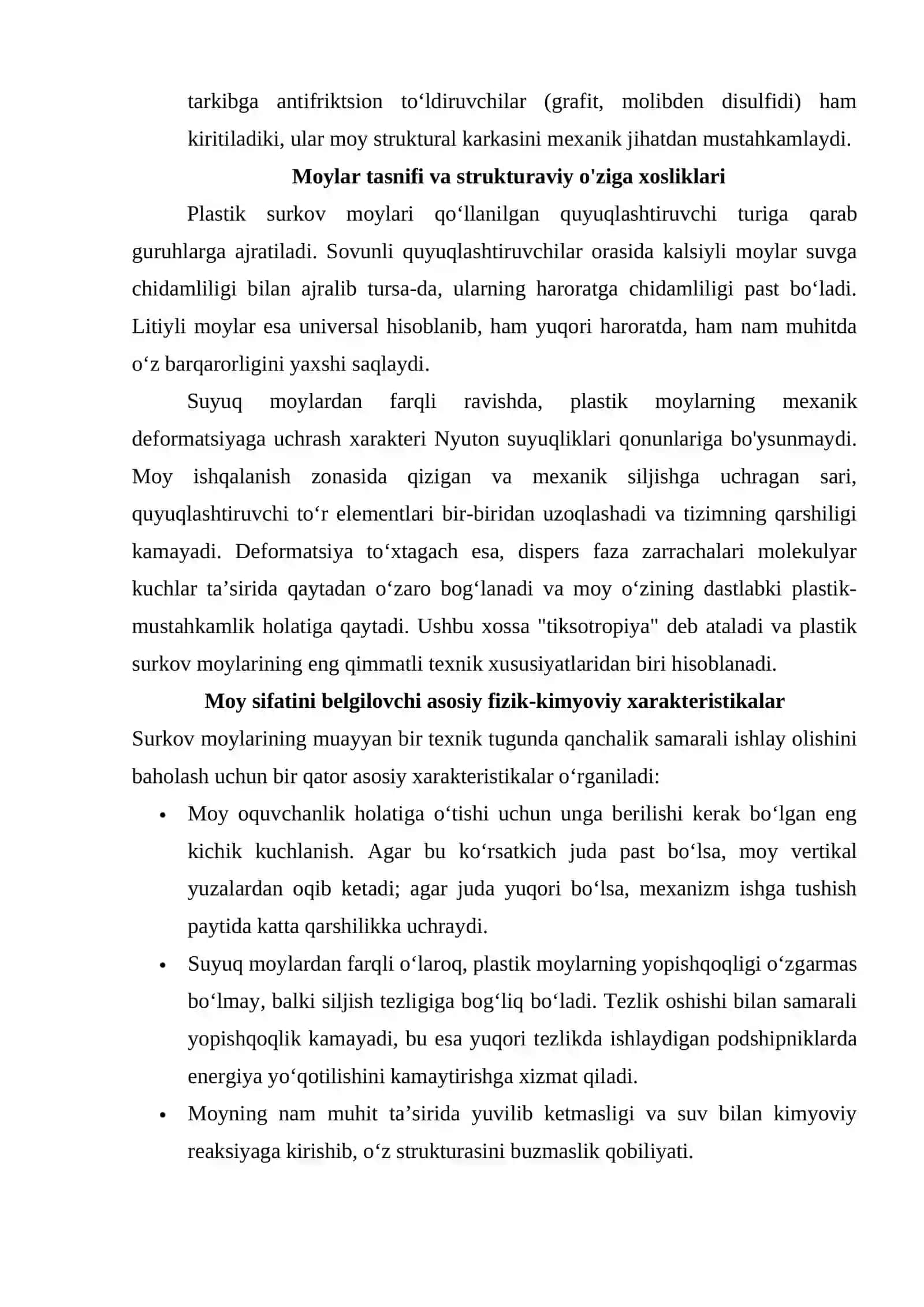 Plastik surkov moylarining tomchilab tushish xaroratini va barqarorligini aniqlash 3