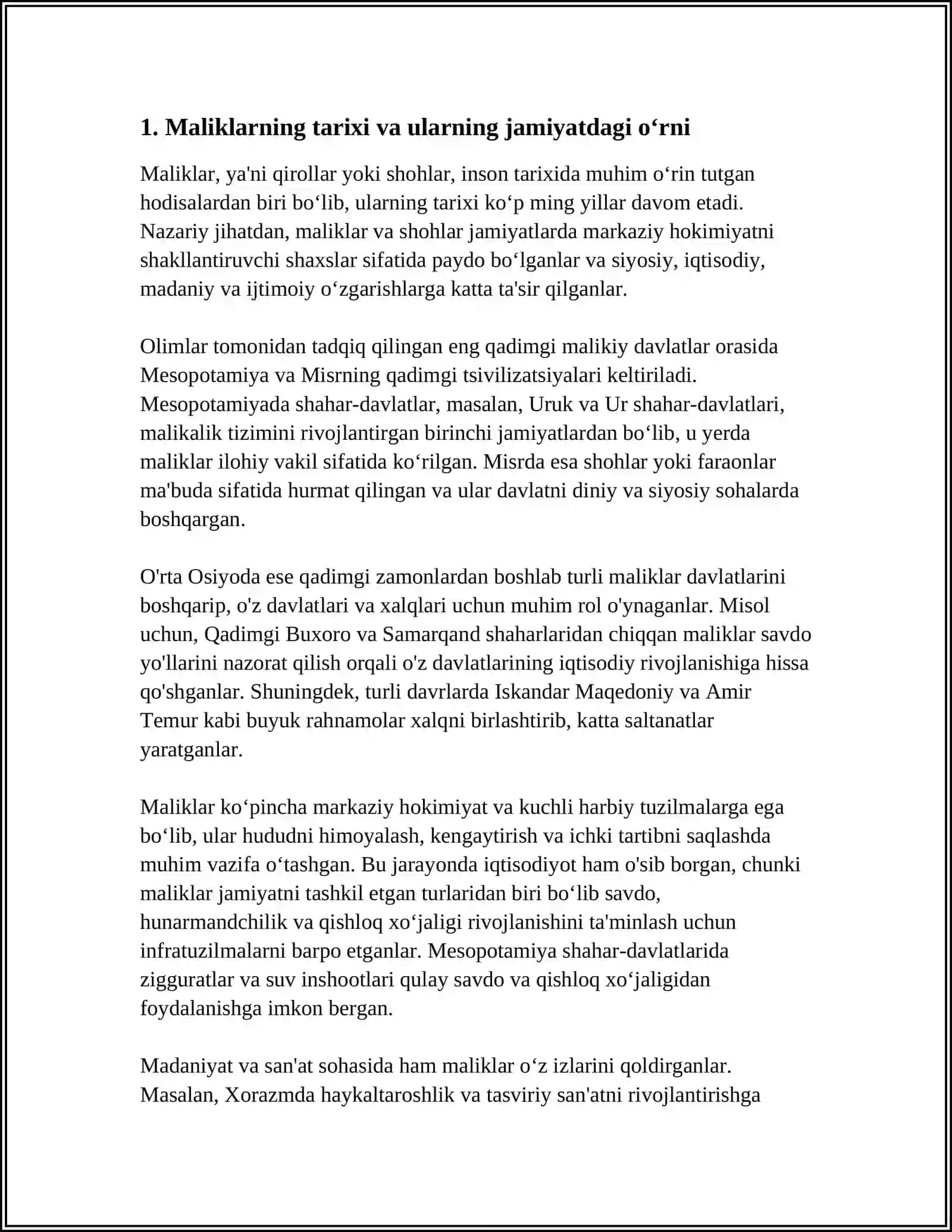 MALIKAI DOSTONINI OʻQISH VA REFERAT TAYYORLASH 3