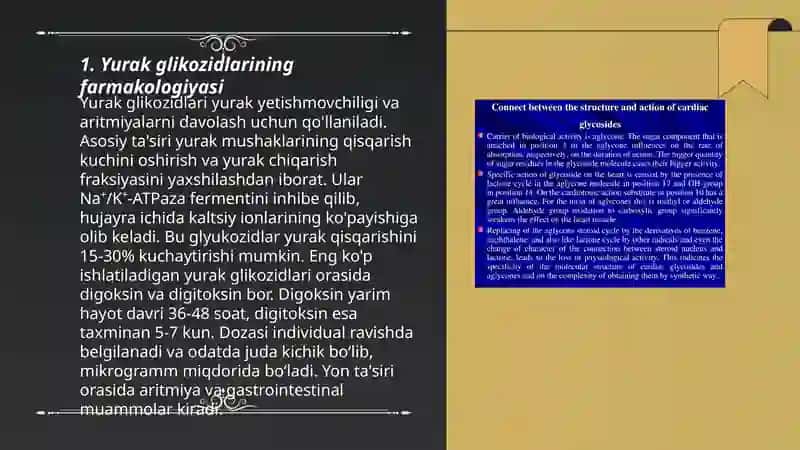 Yurak glikozidlari 3