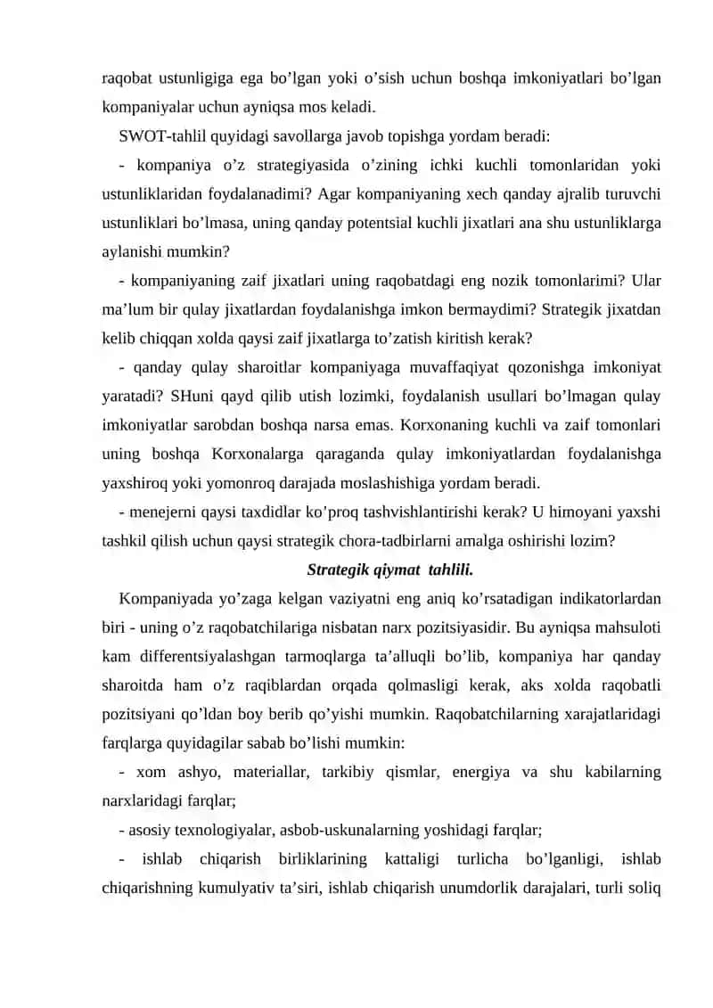 SWOT-tahlil 3