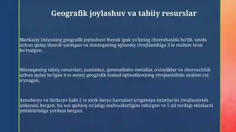 OʼrtaOsiyodagiTemuriylardavrigachaboʼlganIqtisodiygʼoyalar 3