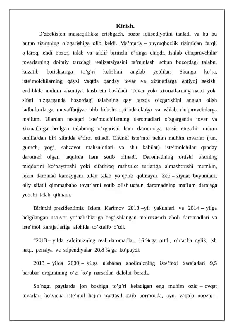 "MIKROIQTISODIYOT" FANIDAN "NORMAL, PAST SIFATLI TOVARLAR UCHUN DAROMAD VA ALMASHTIRISH SAMARASI" 3