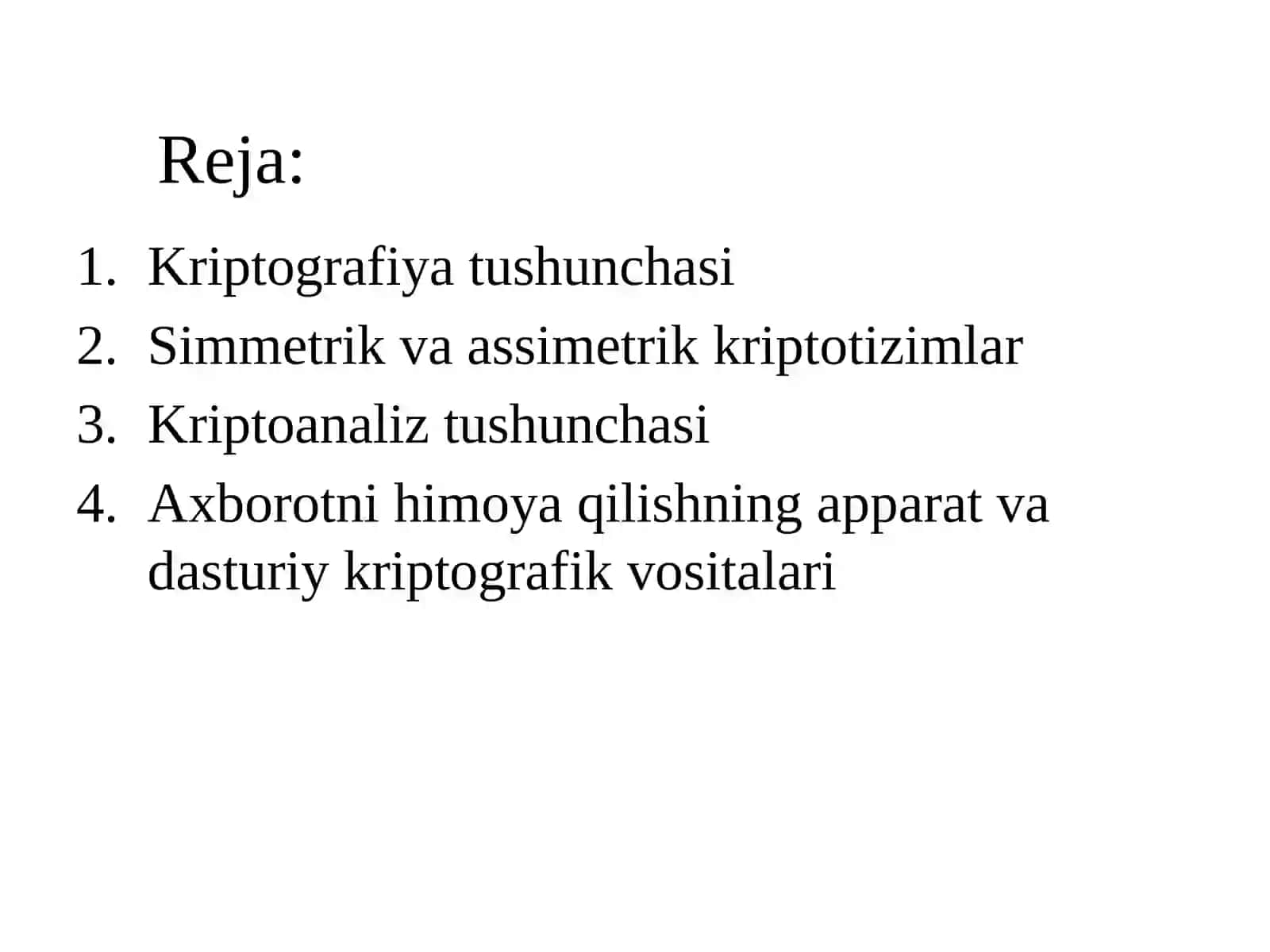 Kriptografiya va kriptoanaliz tamoyillari 3