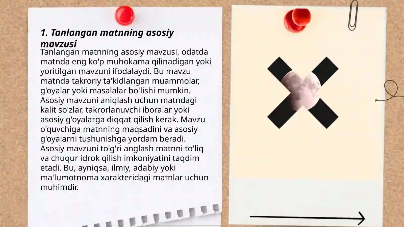 Tanlangan matn asosida topshiriqlar ishlab chiqish 3