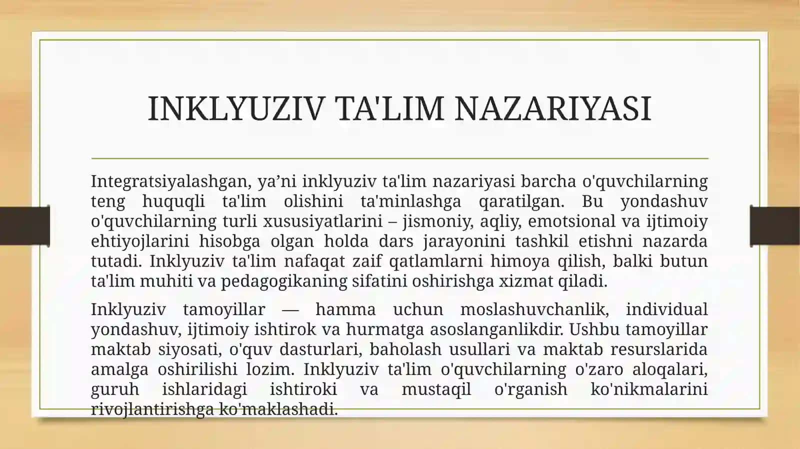 Integratsiyalashgan o'quvchilarga ko'maklashishni tashkil etish 3