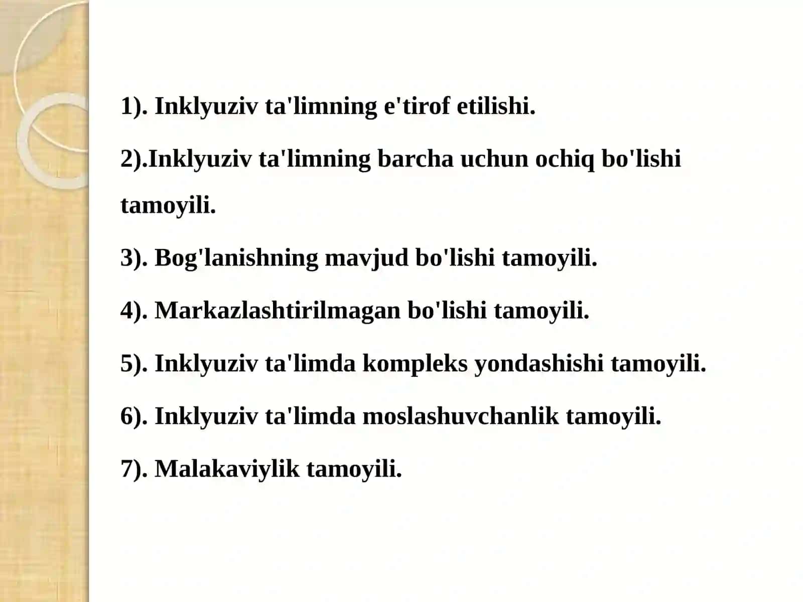 Inklyuziv ta'limga kirishning asosiy tamoyillari 3