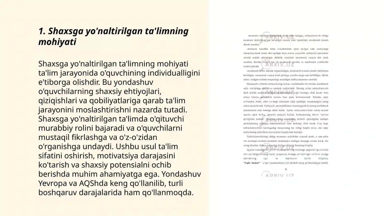 Shaxsga yo'naltirilgan ta'lim, Tanqidiy fikrlash va mazmunli ta'lim texnologiyalari 3
