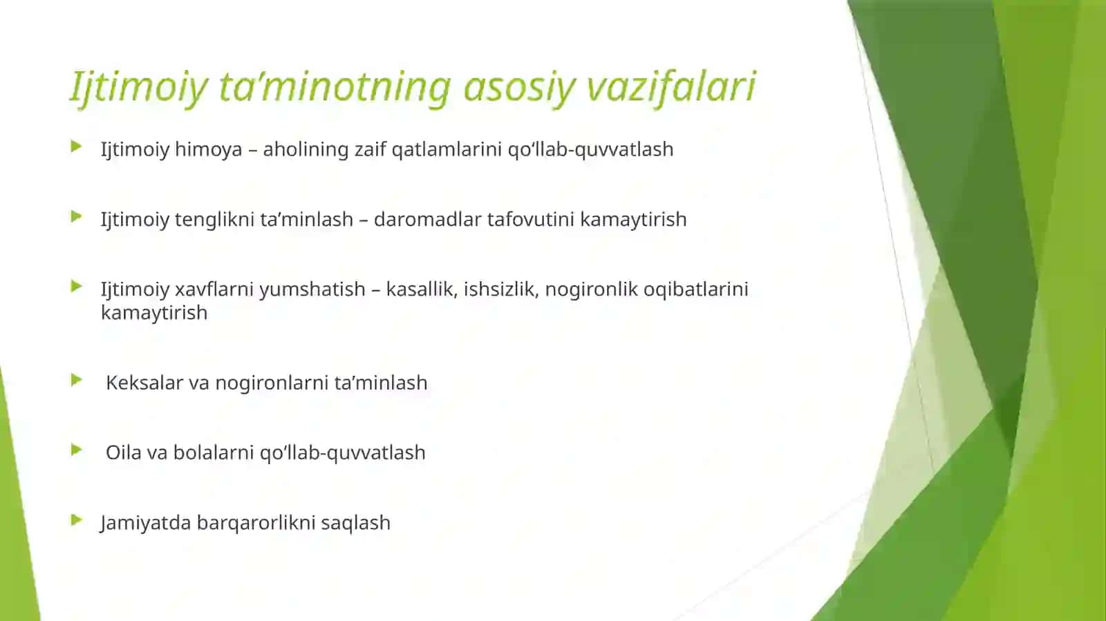 Ijtimoiy ta’minot: uning vazifasi, tarixi va kelajagi 3
