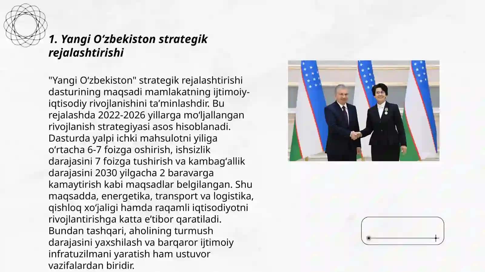 Yangi Oʻzbekiston strategik rejalashtirishi 3
