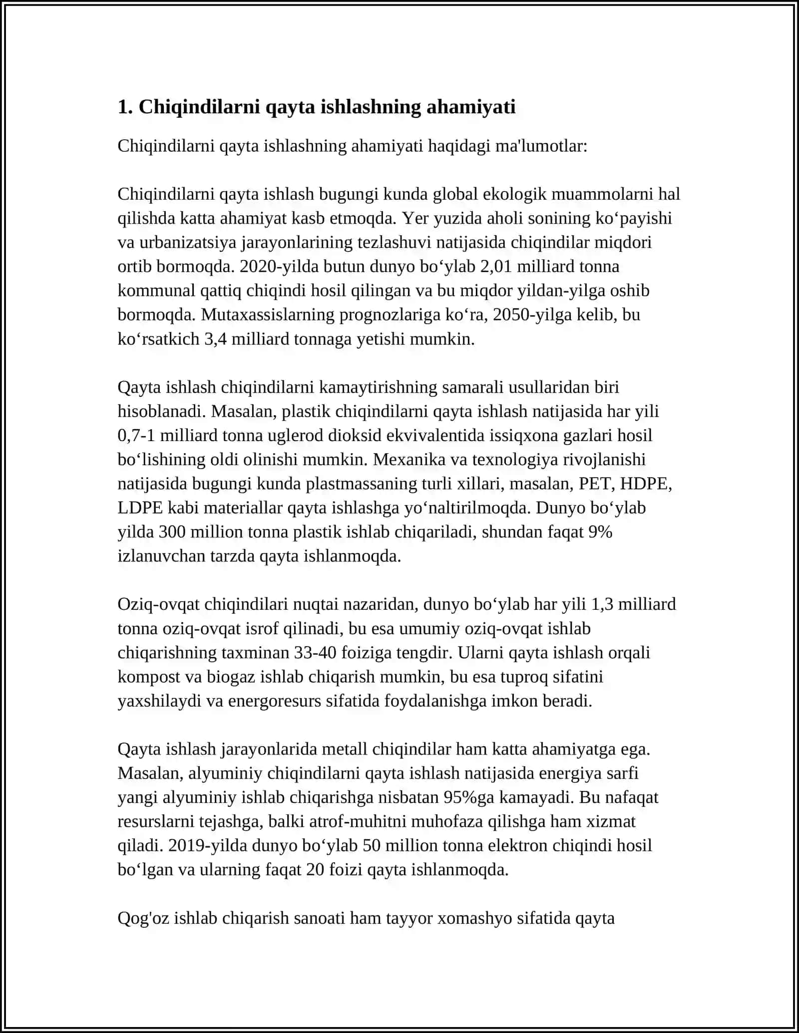 ANTROPOGEN OMILLARNING BIOSFERAGA SALBIY TAʼSIRINI KAMAYTIRAMIZ 3