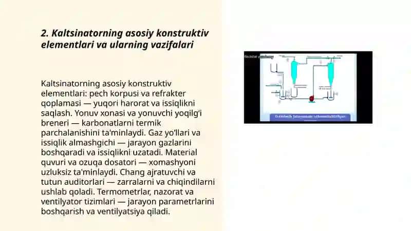 Kalsinatsiyalangan soda olishda nomokob eritmasining tarkibi va uni tozalash jarayoni 3