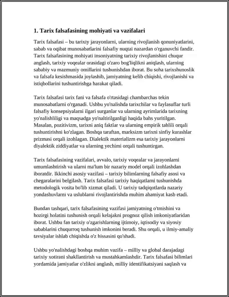 TARIX FALSAFASI VA FALSAFA TARIXI UYG'UNLIGI 3