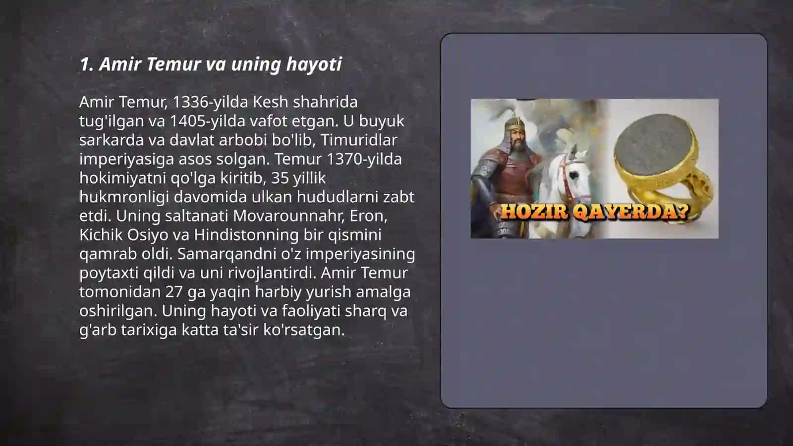 Amir Temur shahari va davlati 3