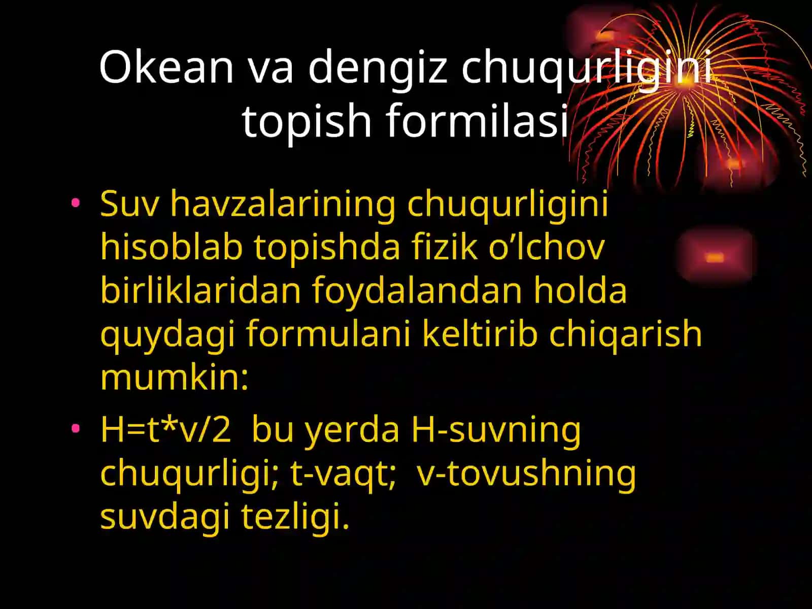 Geografiyada formulalarni joriy qilish 3