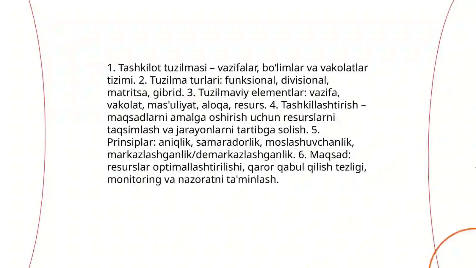 Tashkilotlar va ularni boshqarish 3