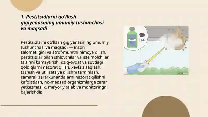 Pestitsidlarni qo'llash gigiyenasi 3