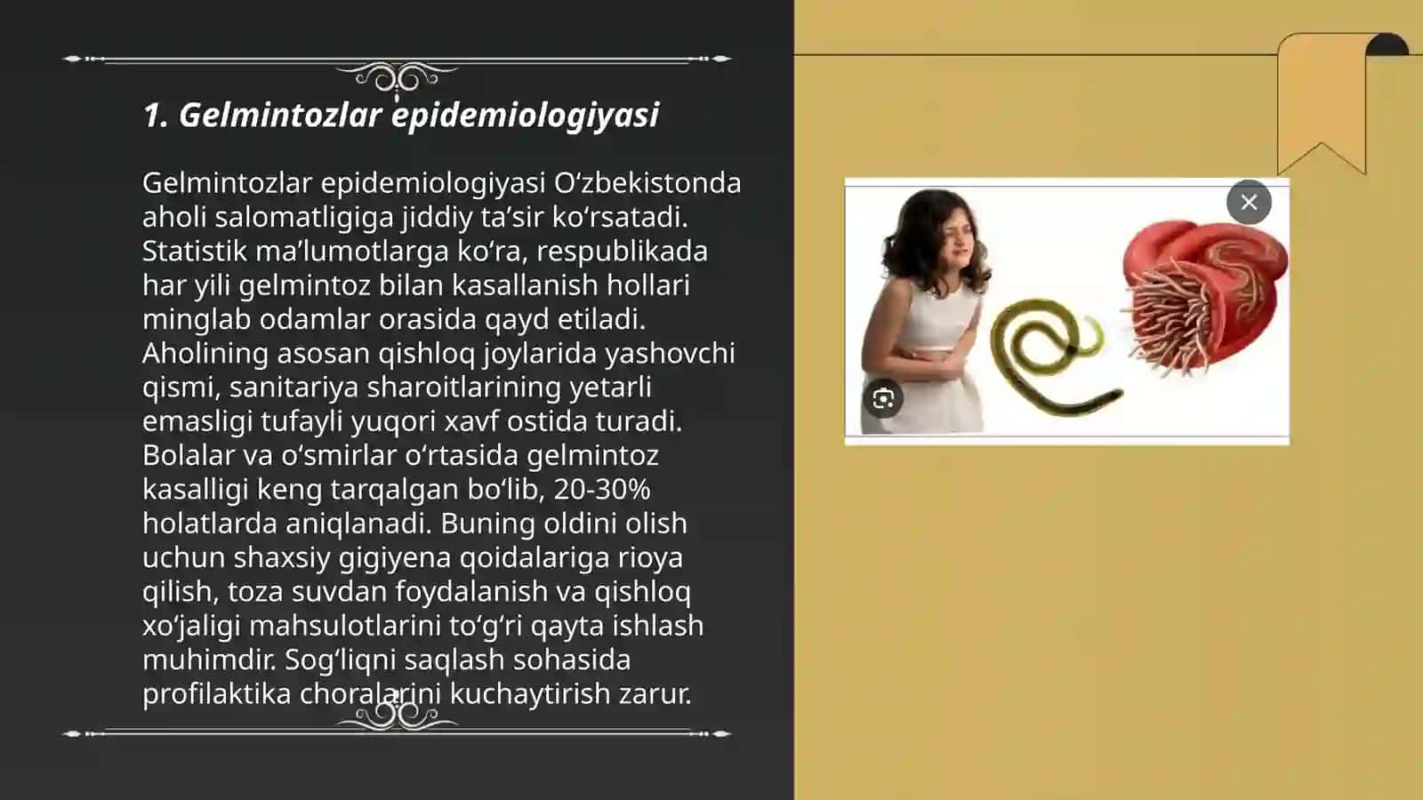 Gelmintozlar epidemiologiyasi 3