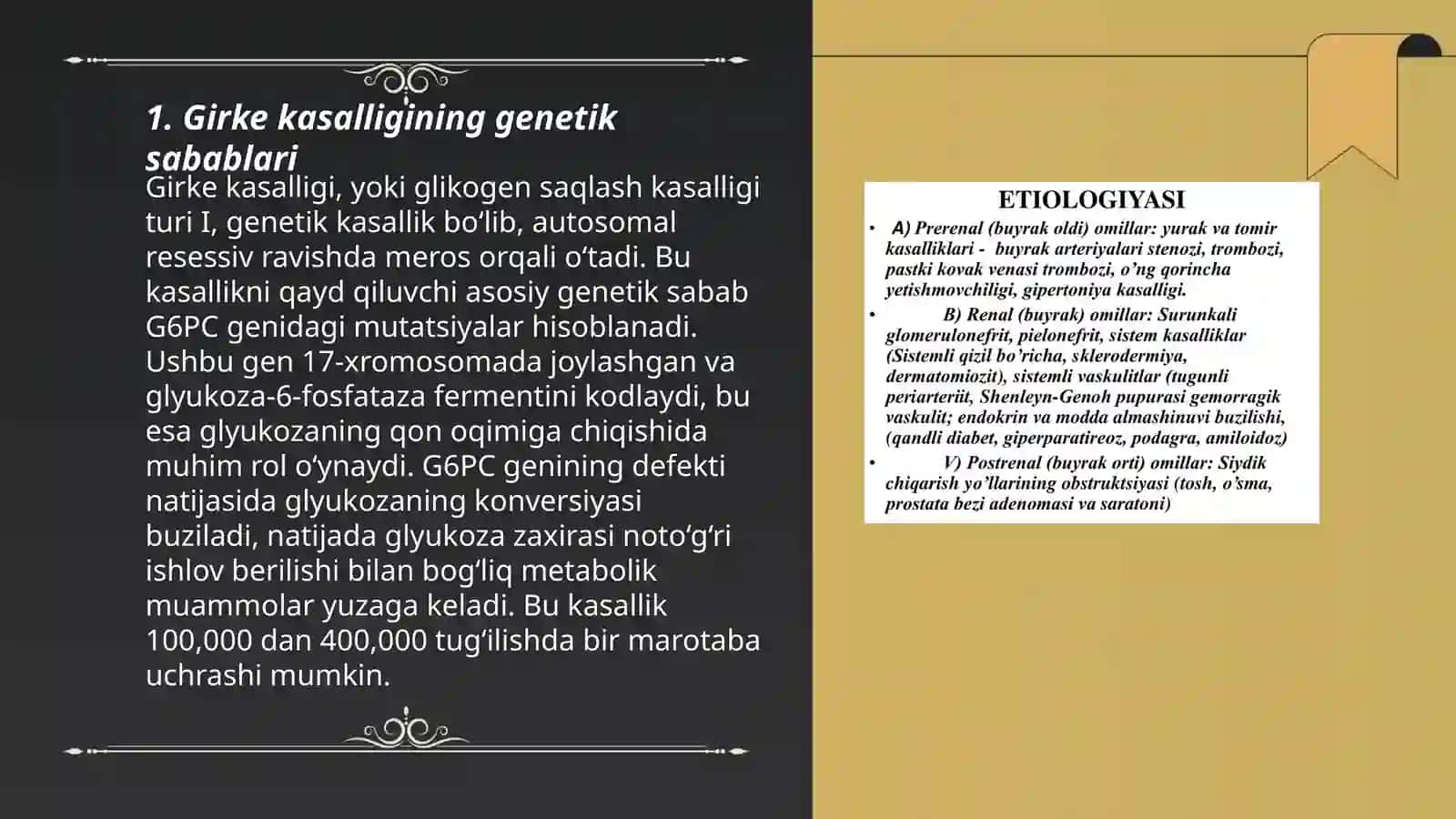 Glikogenozlar Girke va Pompeo kasalliklari 3