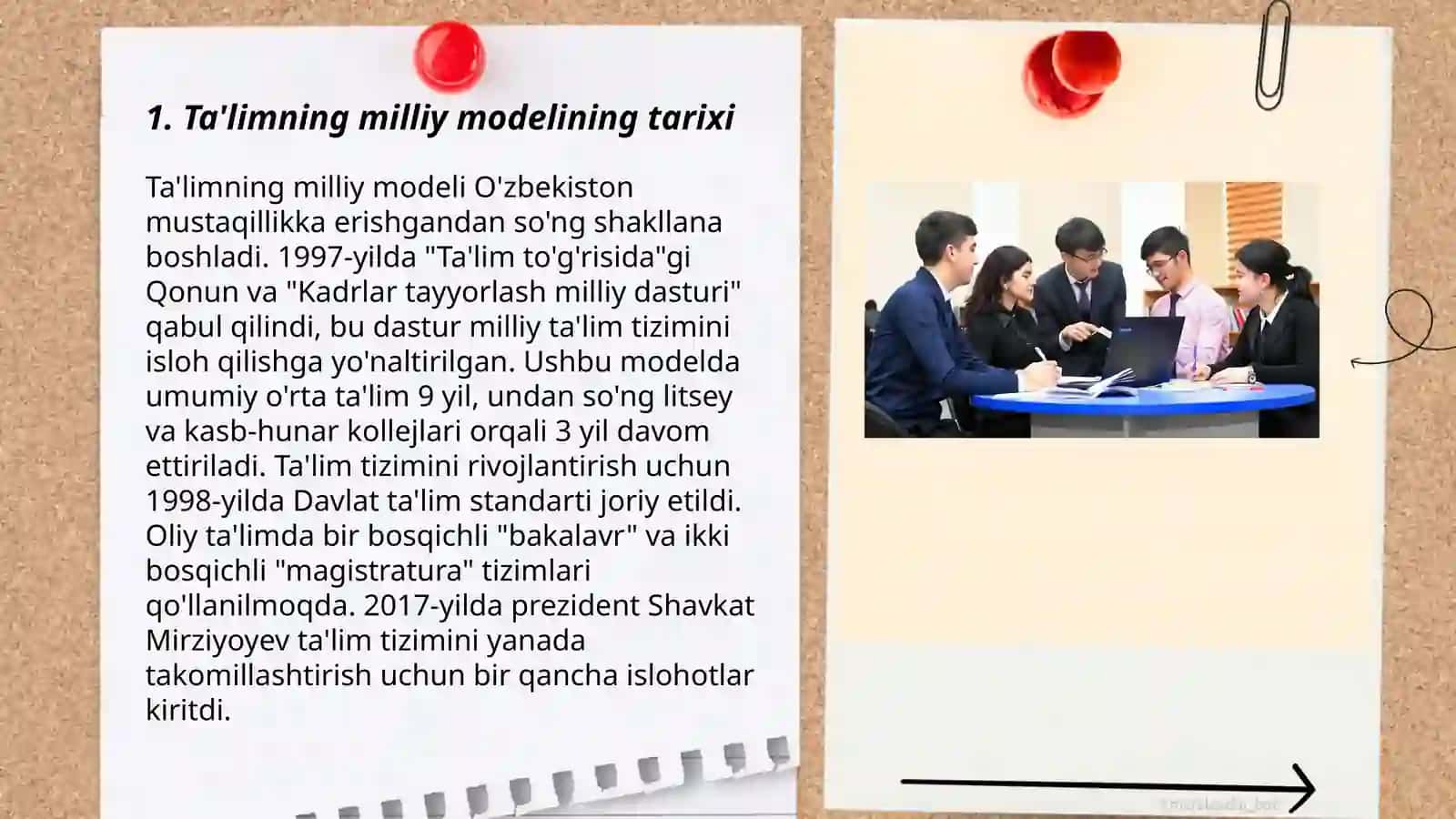 Ta'limning milliy modeli 3