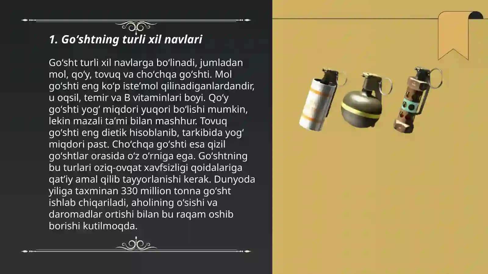 Goʻsht va goʻsht mahsulotlari 3