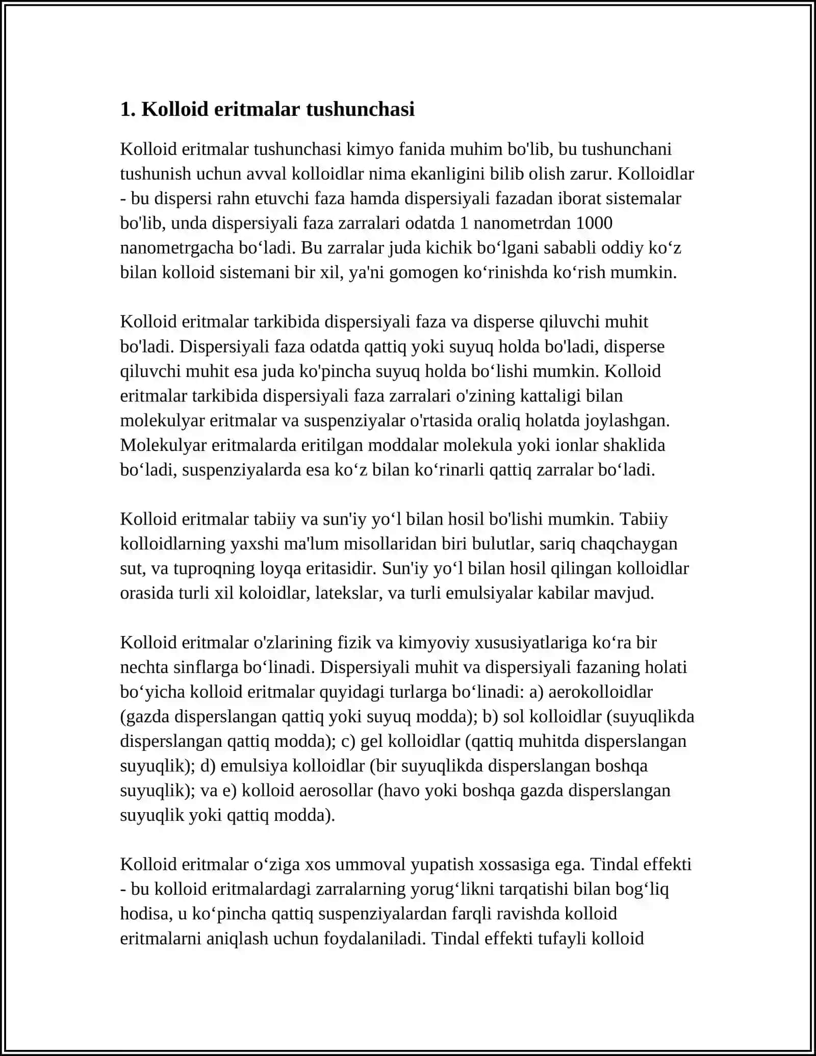 Kolloid eritmalari 3