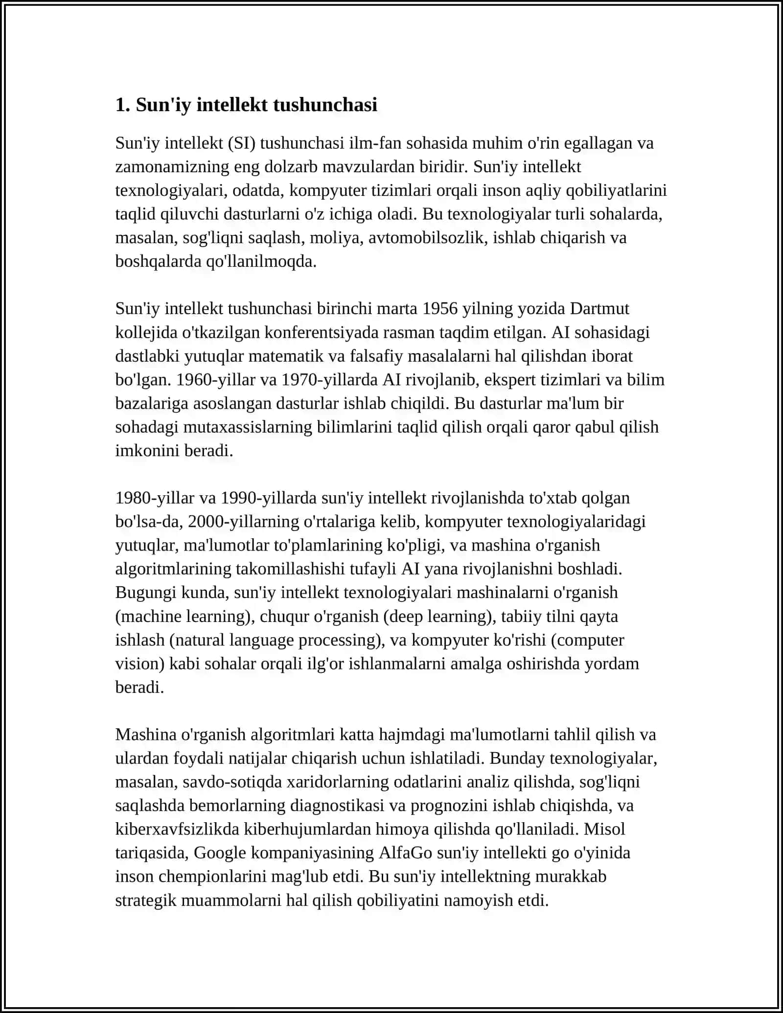 SUN'IY INTELEKT BILAN MULOQOTGA KIRISH KO'NIKMALARINI SHAKLLANTIRISH 3
