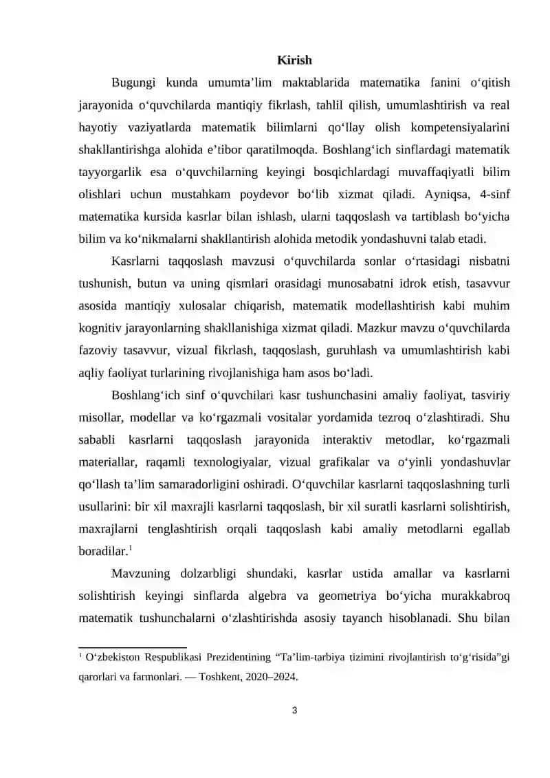 Matematika O‘qitish Metodikasi 3