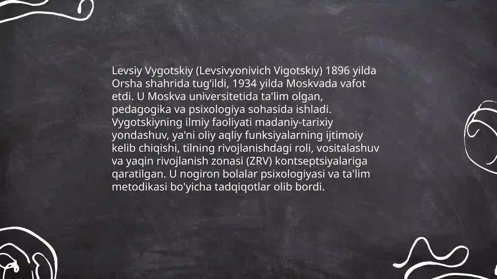 Levsiy Vygotskiyning hayoti va ilmiy faoliyati 3