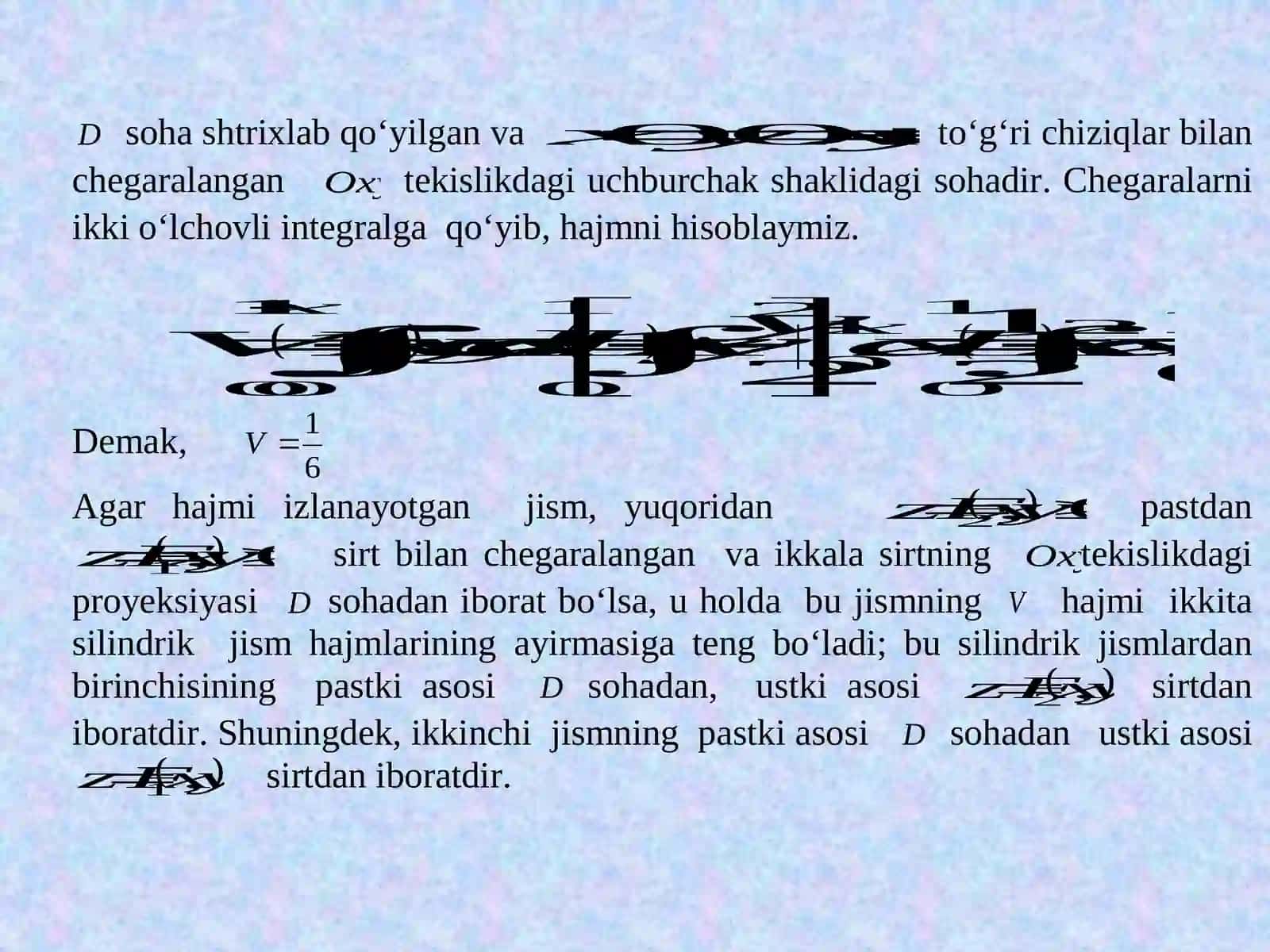 Ikkiо‘lchovli integralning geometriya va fizika masalalari gatatbiqi 3
