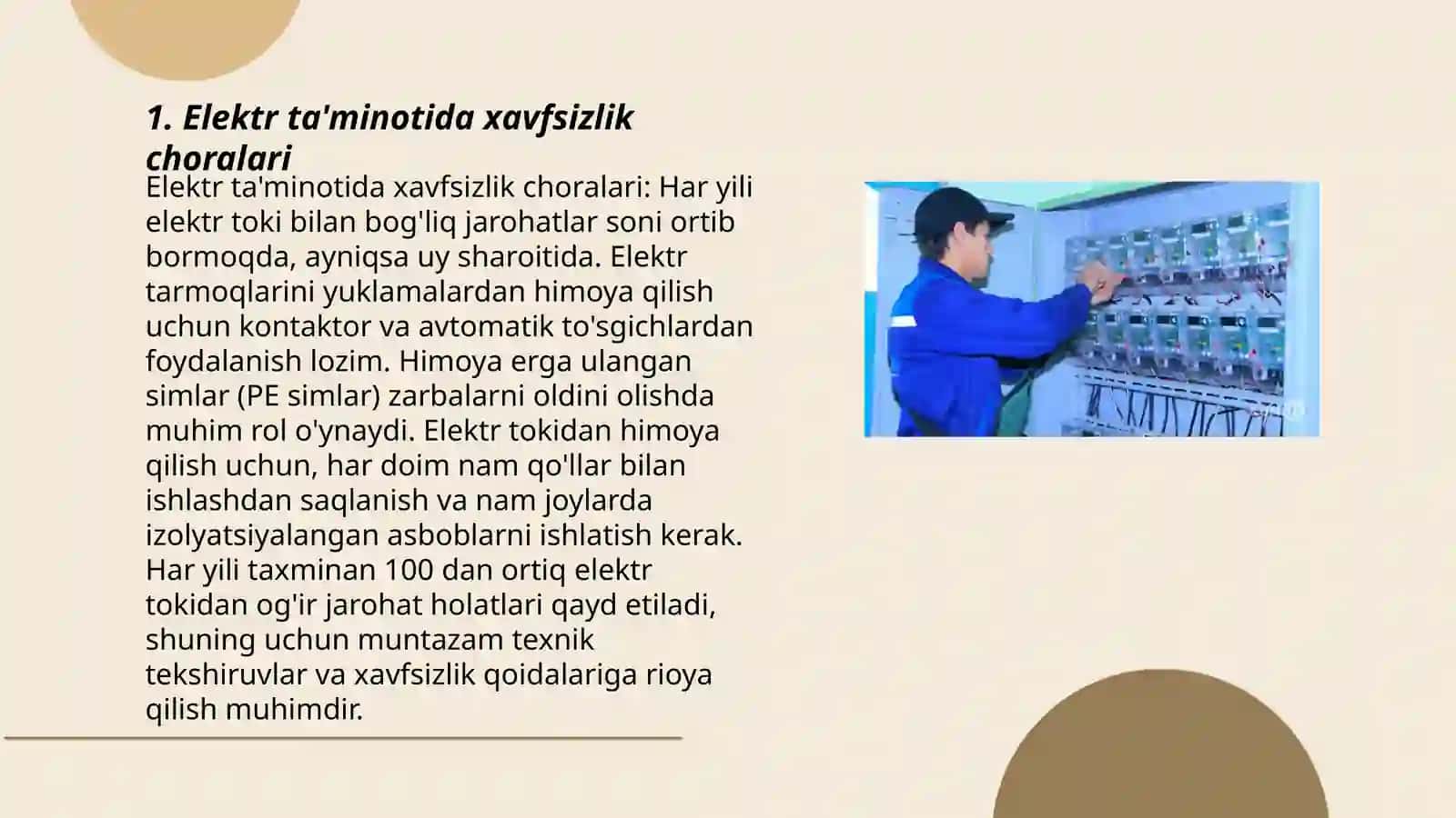 Elektr ta'minoti 3