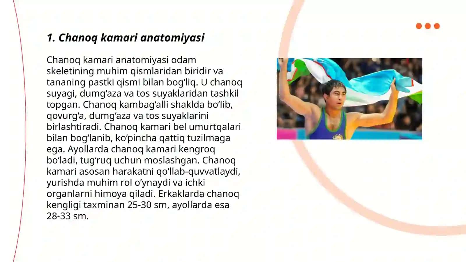 Chanoq kamari va oyoqning erkin suyaklari 3