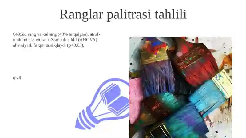 Ranglar palitrasi tahlili 3