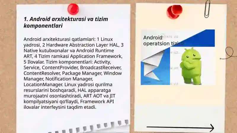 Android operatsion tizimi imkoniyatlari 3