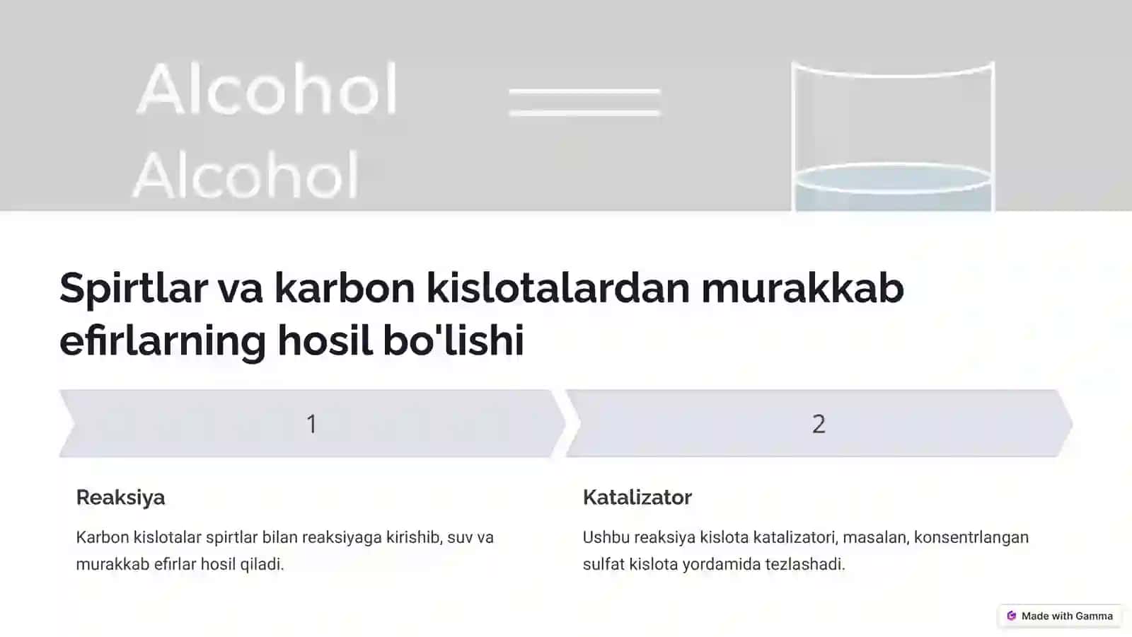 Murakkab efirlar organik kimyo 3
