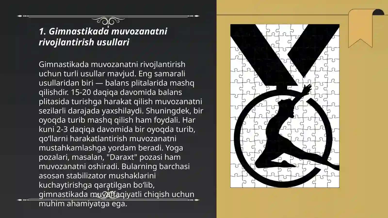 Gimnastika muvozanatining asosiy tushunchalari 3