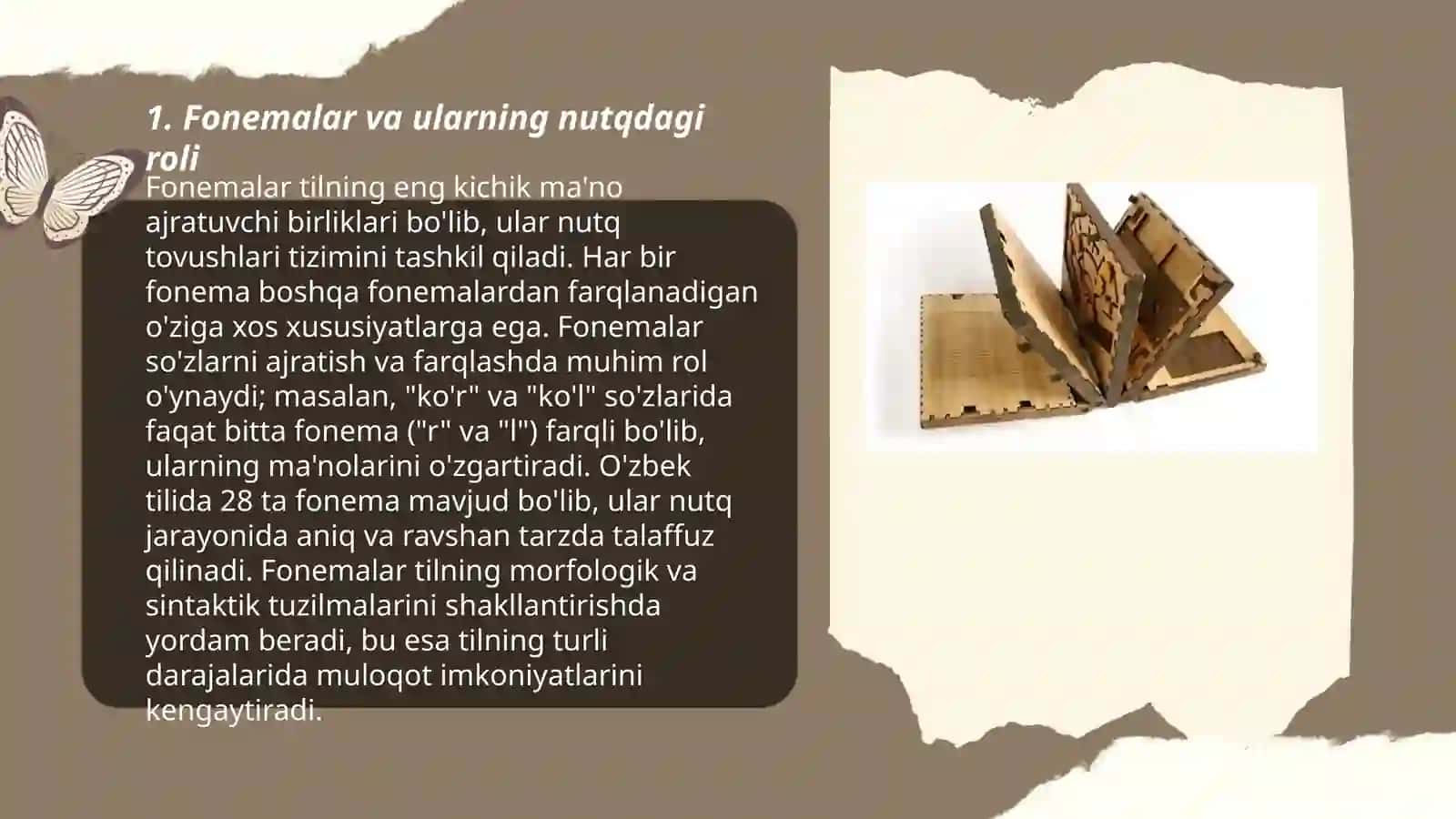 Fonemalarning lisoniy va nutqiy xususiyatlari boʻyicha mashqlar tahlili 3